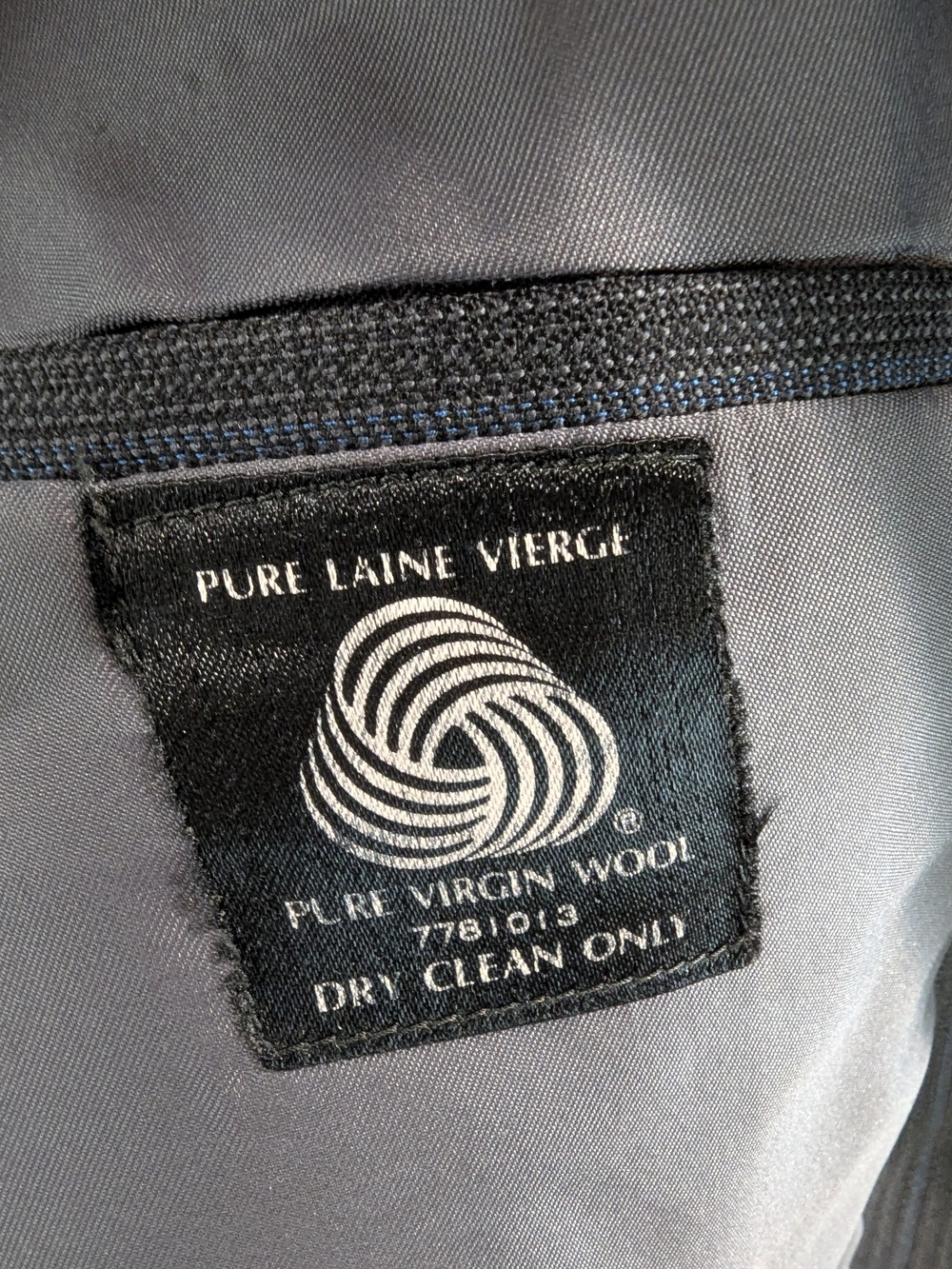 TALLIA Charcoal Pinstripe Virgin Wool Blazer - Picture 7 of 7